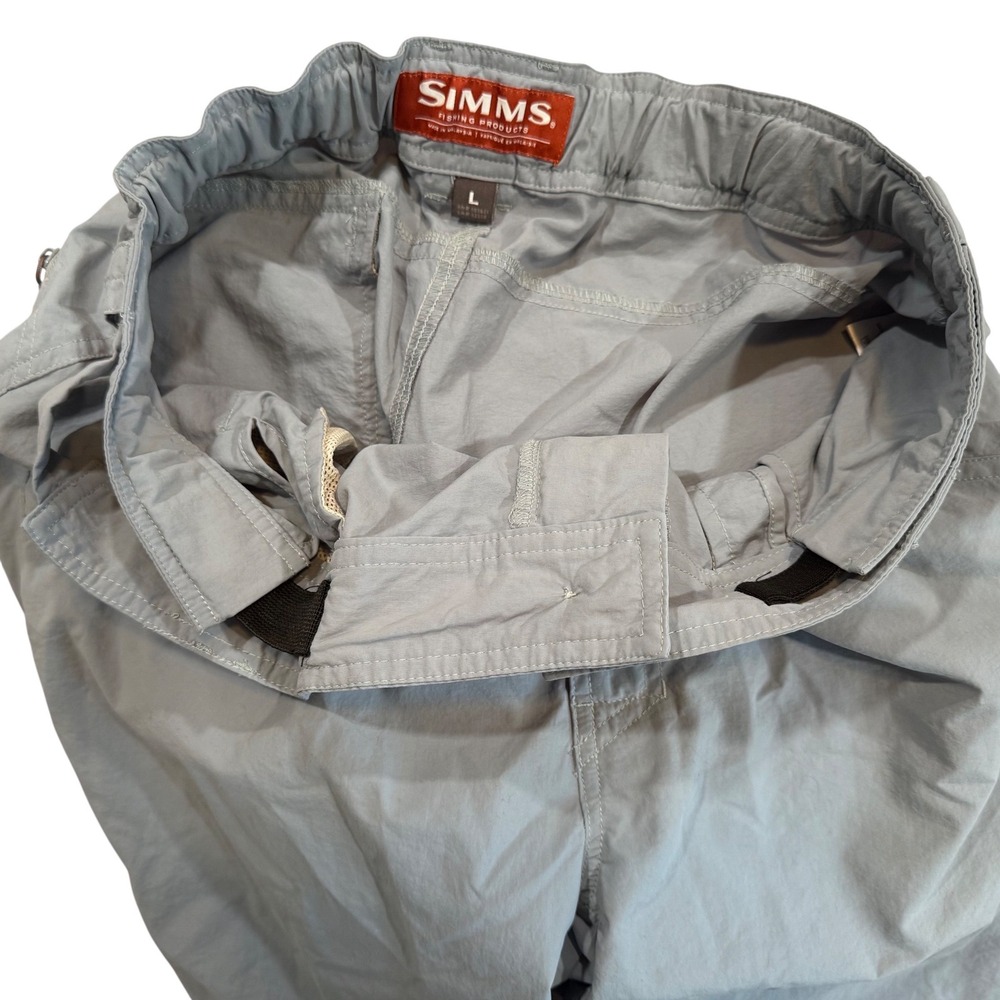 SIMMS Fishing Products Womens L Blue Lightweight Water Resistant Hiking Pants - Picture 10 of 10